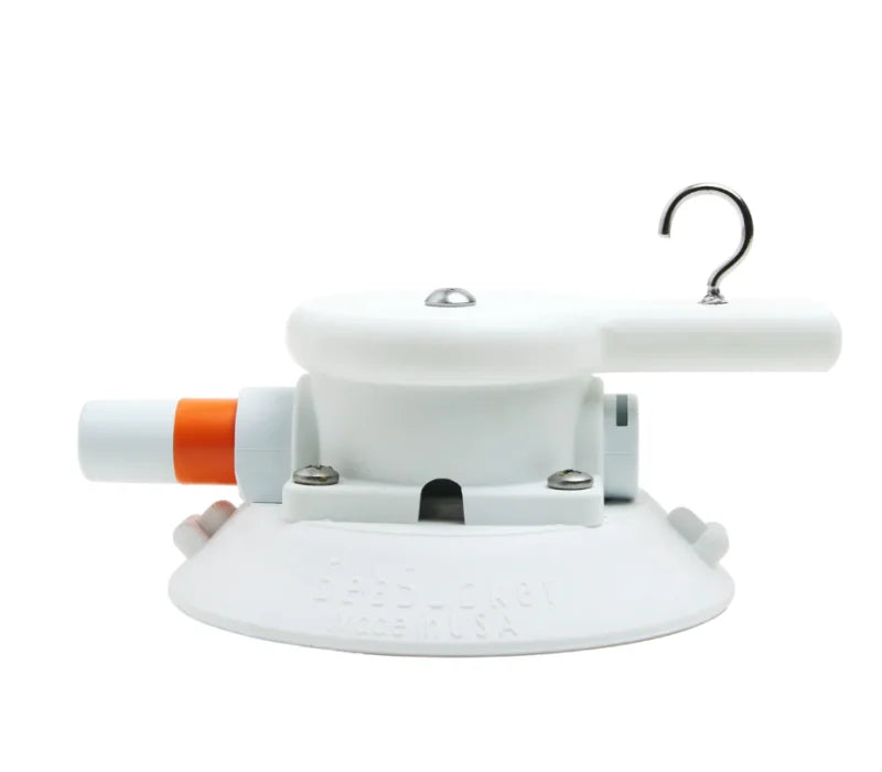 SeaSucker Compact Hook Single - White - Side View