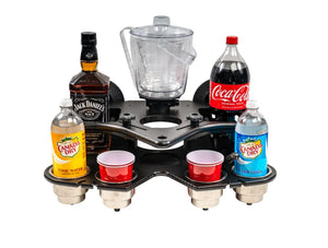 SeaSucker Double Decker Party Barge Portable Bar - Black - Main Product View