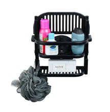 Load image into Gallery viewer, SeaSucker Shower Caddy - Black - Side View