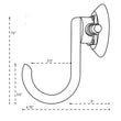 Load image into Gallery viewer, SeaSucker Utility Hook - White - Additional View 6