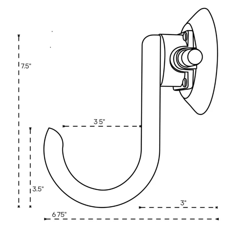 SeaSucker Utility Hook - White - Additional View 6