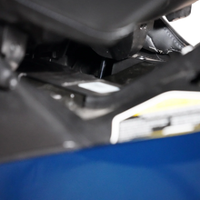 Load image into Gallery viewer, Seat Shock - Spyder RT '20-'24 Show Chrome - Installation View