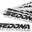 Load image into Gallery viewer, Sedona - 6" Sedona Decal Pack Of 20 Black - 87-8301B