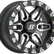 Load image into Gallery viewer, Sedona - Split 6 Bdlk Wheel 14x7 4/110 5+2 (+10mm) Blk/Machined - 570-1240
