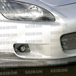 Load image into Gallery viewer, Seibon 00-03 Honda S2000 OEM Carbon Fiber Front Lip - Installation View