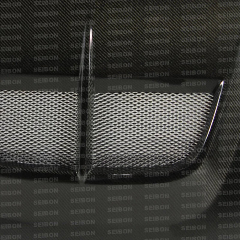 Seibon 00-05 Lexus IS Series TS-Style Carbon Fiber Hood - Back View