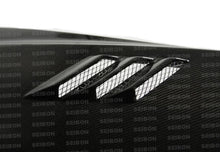 Load image into Gallery viewer, Seibon 00-05 Lexus IS Series TS-Style Carbon Fiber Hood - Installation View
