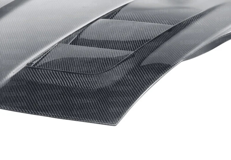 Seibon 00-05 Toyota MR-S (ZZW30L) TS-Style Carbon Fiber Hood - Side View