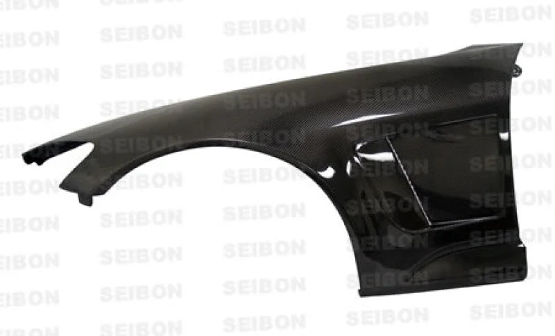 Seibon 00-08 Honda S2000 10mm Wider Carbon Fiber Fenders - Side View