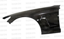 Load image into Gallery viewer, Seibon 00-08 Honda S2000 10mm Wider Carbon Fiber Fenders - Side View
