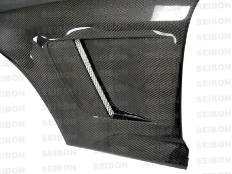 Seibon 00-08 Honda S2000 10mm Wider Carbon Fiber Fenders - Detail View