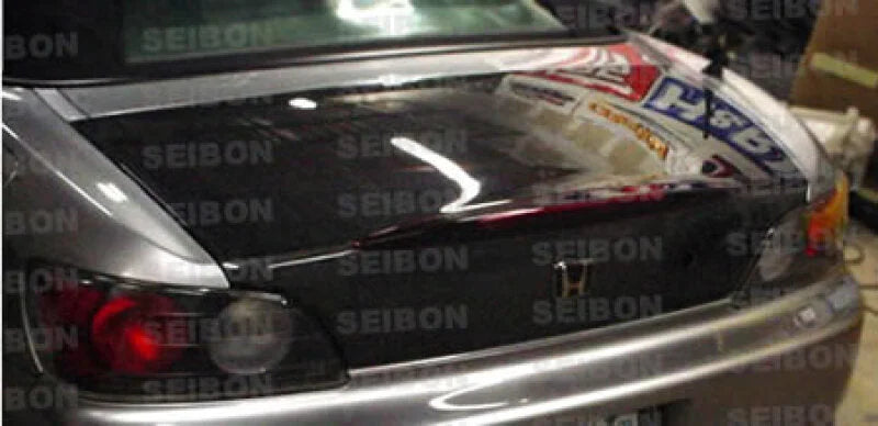 Seibon 00-08 Honda S2000 OEM Carbon Fiber Trunk Lid - Detail View