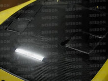 Load image into Gallery viewer, Seibon 00-09 Honda S2000 TS Carbon Fiber Hood - Back View