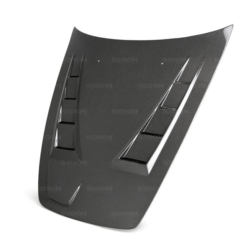 Seibon 00-10 Honda S2000 MG Carbon Fiber Hood - Side View