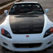 Load image into Gallery viewer, Seibon 00-10 Honda S2000 OEM Carbon Fiber Hood - Side View