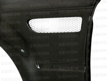 Load image into Gallery viewer, Seibon 01-05 BMW E46 M3 Carbon Fiber Fenders - Back View