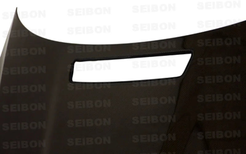 Seibon 01-05 BMW E46 M3 Series 2dr OEM Style Carbon Fiber Hood - Detail View