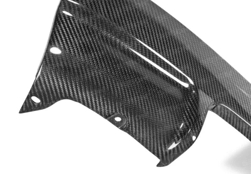 Seibon 01-15 BMW E46 M3 Carbon Fiber Rear Diffuser - Installation View