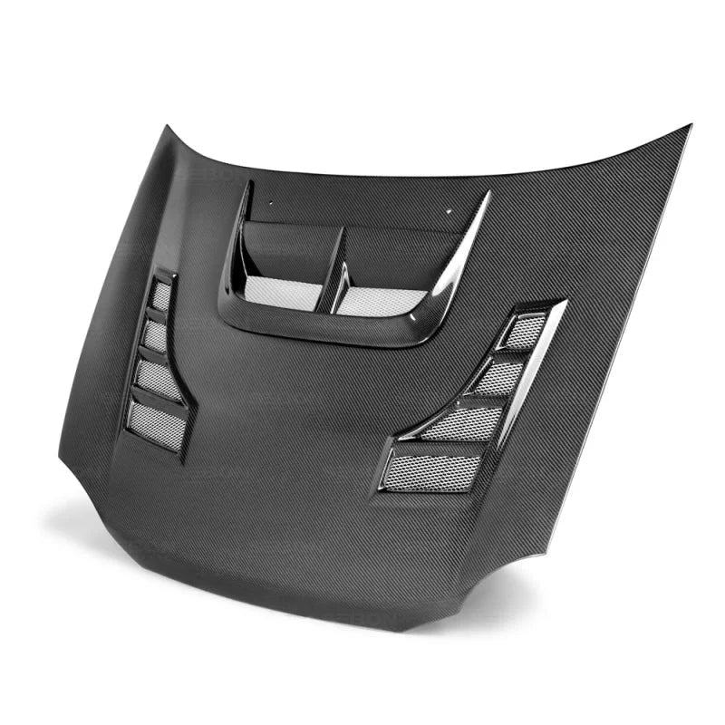 Seibon 02-03 Subaru WRX CW Carbon Fiber Hood - Main Product View