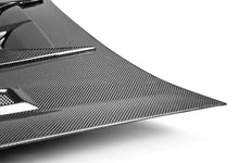 Load image into Gallery viewer, Seibon 02-03 Subaru WRX CW Carbon Fiber Hood - Back View