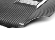 Load image into Gallery viewer, Seibon 02-03 Subaru WRX CW Carbon Fiber Hood - Installation View