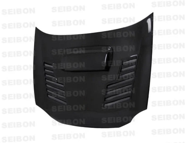 Seibon 02-03 Subaru WRX CWII Carbon Fiber Hood - Side View