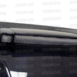 Load image into Gallery viewer, Seibon 02-03 Subaru WRX CWII Carbon Fiber Hood - Back View
