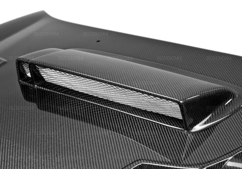 Seibon 02-03 Subaru WRX CWII Carbon Fiber Hood - Additional View 9