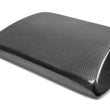 Load image into Gallery viewer, Seibon 02-03 Subaru WRX STi Carbon Fiber Hood Scoop - Only Fits OEM Hoods (Not Seibon Hoods) - Side View