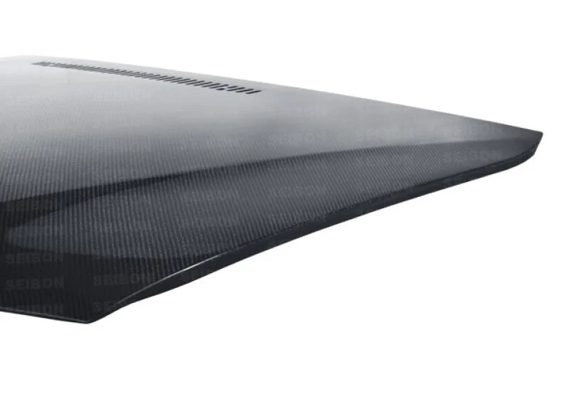 Seibon 02-05 BMW 3 Series 4dr E46 (Manuf Date 7/02-7/06 Models Only) OEM-Style Carbon Fiber Hood - Additional View 5