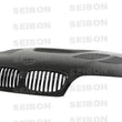 Load image into Gallery viewer, Seibon 02-05 BMW E46 2dr GTR-Style Carbon Fiber Hood - Main Product View