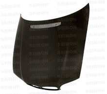 Load image into Gallery viewer, Seibon 02-05 BMW E46 2dr OE Carbon Fiber Hood - Main Product View