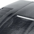Load image into Gallery viewer, Seibon 02-06 Nissan 350Z VT Carbon Fiber Hood - Side View