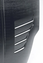 Load image into Gallery viewer, Seibon 02-06 Nissan 350Z VT Carbon Fiber Hood - Back View