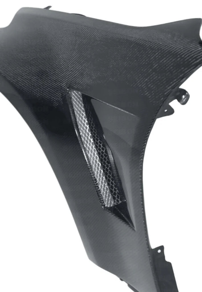 Seibon 02-08 Nissan 350Z 10mm Wider Carbon Fiber Fenders - Additional View 5
