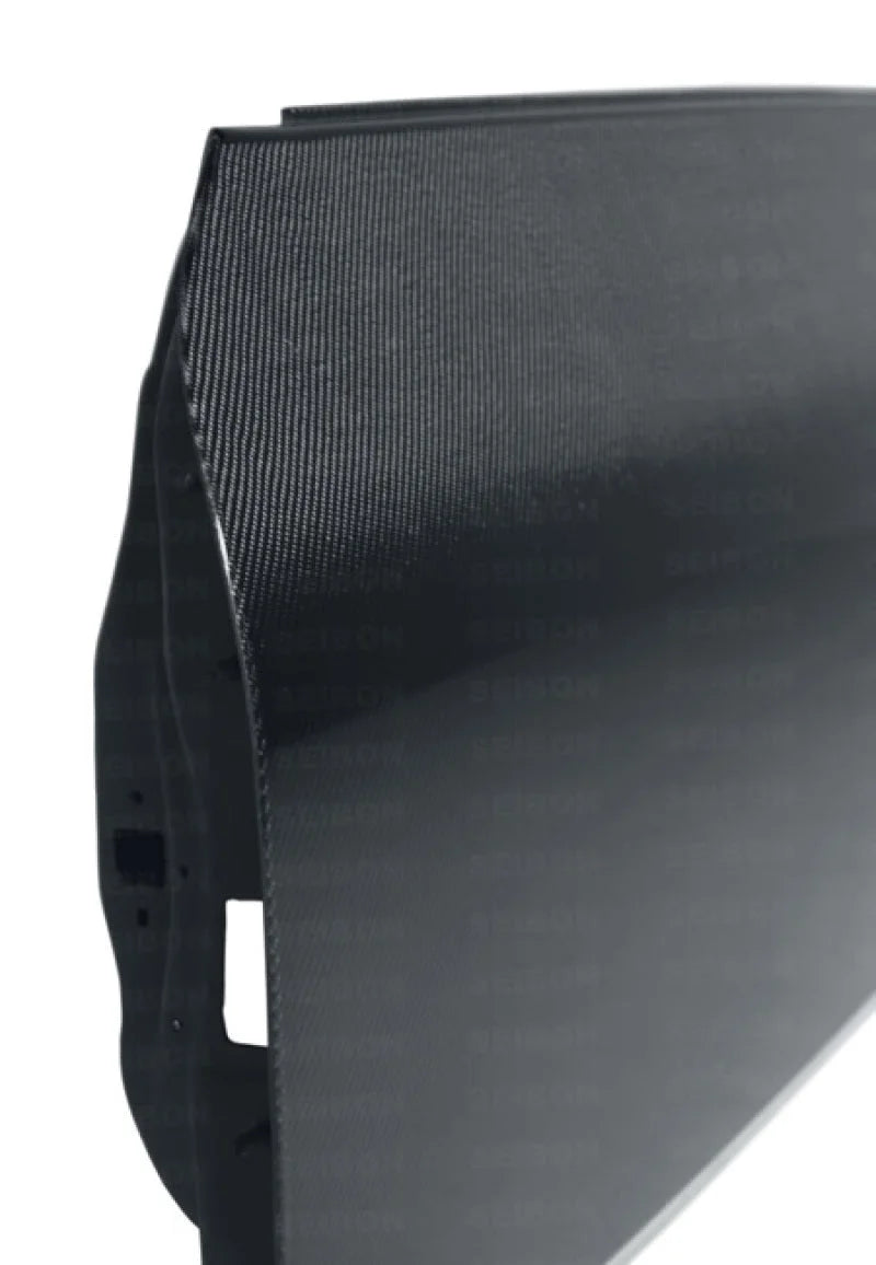 Seibon 02-08 Nissan 350Z Carbon Fiber Door Pair - Back View