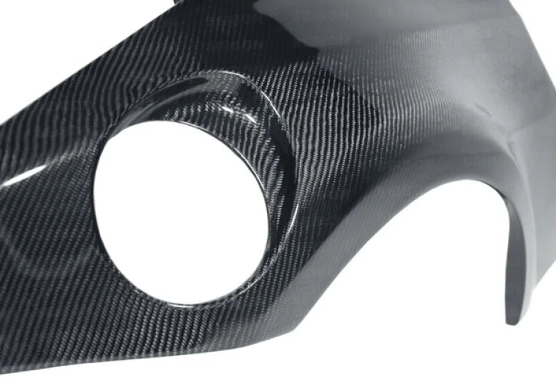 Seibon 02-08 Nissan 350Z Carbon Fiber Rear Fenders - Side View
