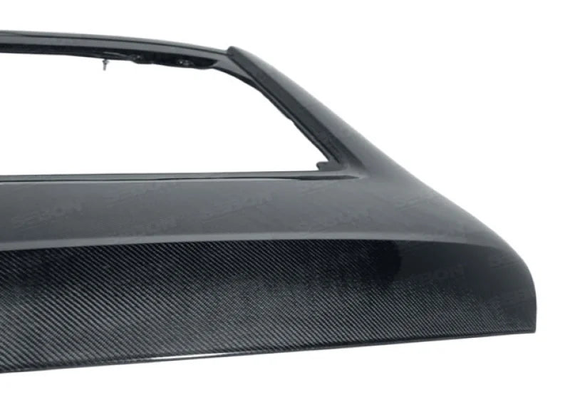 Seibon 02-08 Nissan 350Z OEM Carbon Fiber Trunk Lid - Back View