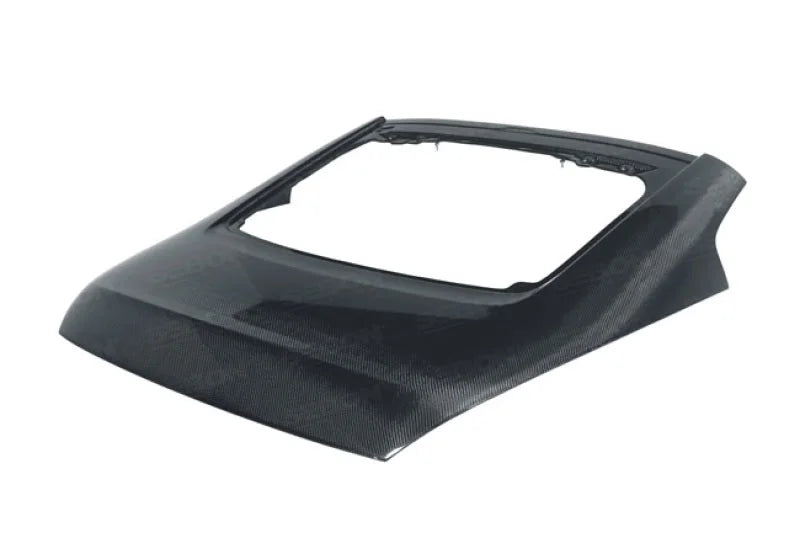 Seibon 02-08 Nissan 350Z OEM Carbon Fiber Trunk Lid - Installation View