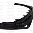 Load image into Gallery viewer, Seibon 03-05 Evo 8 VR Carbon Fiber Front Lip Spoiler - Back View