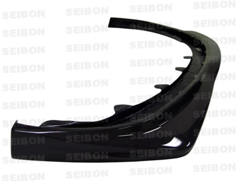Seibon 03-05 Evo 8 VR Carbon Fiber Front Lip Spoiler - Back View