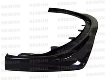 Load image into Gallery viewer, Seibon 03-05 Evo 8 VR Carbon Fiber Front Lip Spoiler - Back View