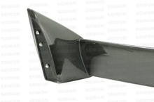 Load image into Gallery viewer, Seibon 03-05 Mitsubishi Lancer EVO VIII/IX OEM Carbon Fiber Rear Spoiler - Back View
