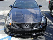 Load image into Gallery viewer, Seibon 03-07 Infiniti G35 Coupe TS Carbon Fiber Hood - Additional View 8