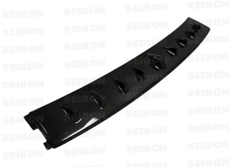 Seibon 03-07 Mitsubishi Evo  8 & 9 Carbon Fiber Rear Fin Spoiler - Side View
