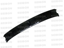 Load image into Gallery viewer, Seibon 03-07 Mitsubishi Evo  8 &amp; 9 Carbon Fiber Rear Fin Spoiler - Detail View