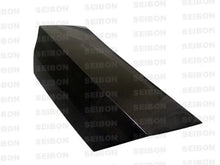 Load image into Gallery viewer, Seibon 03-07 Mitsubishi Evo 8 &amp; 9 OEM Carbon Fiber Trunk Lid - Side View