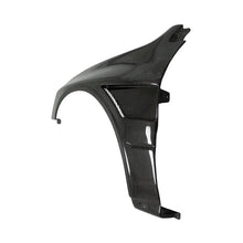 Load image into Gallery viewer, Seibon 03-07 Mitsubishi Evo 8 &amp; IX 10mm Wider Carbon Fiber Fenders - Back View