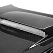 Load image into Gallery viewer, Seibon 04-05 Subaru WRX/STi CWII Carbon Fiber Hood - Installation View