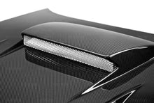 Load image into Gallery viewer, Seibon 04-05 Subaru WRX/STi CWII Carbon Fiber Hood - Installation View